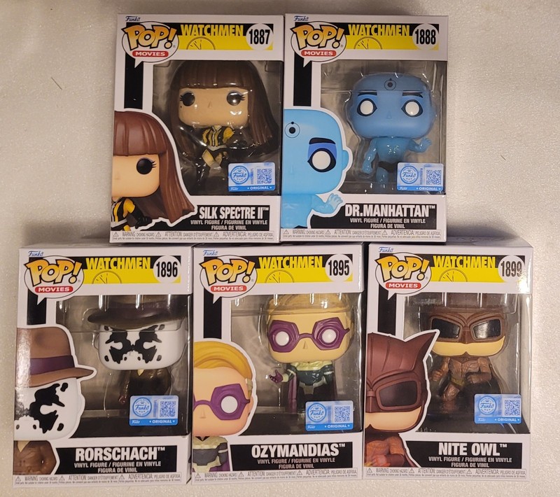 Funko Pop! DC Comics Watchmen Set Of 5 Exclusives