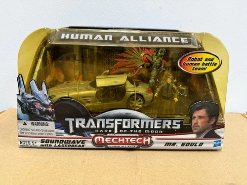 Hasbro Transformers Human Alliance Soundwave Laserbeak & Mr Gould MISB