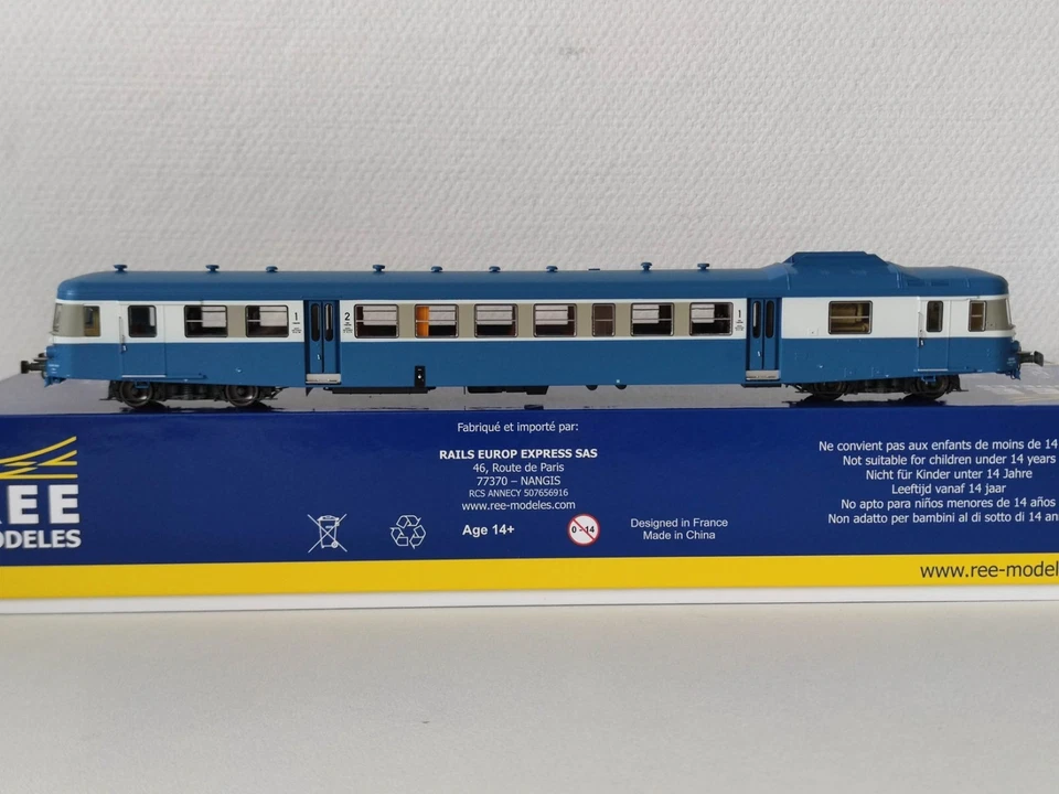 REE MODELES MB-232 X2853 Autorail X2800 TOULOUSE SNCF HO #60 - Photo 3/4