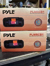 Two (2) Pyle PLMRCB1 Black Marine Boat Car Radio Receiver Stereo Cover S 0066