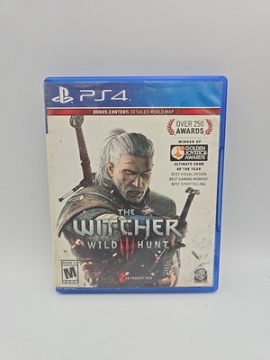 The Witcher 3: Wild Hunt - Sony PlayStation 4 with Poster Map (PS4 2016)