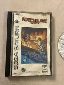 Powerslave (Sega Saturn, 1996) CIB Complete Untested READ