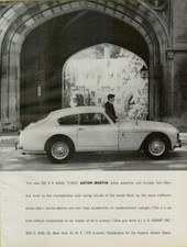 1958 Aston-Martin DB 2-4 Mark Three Sleek Powerful Brutal Fast VINTAGE PRINT AD