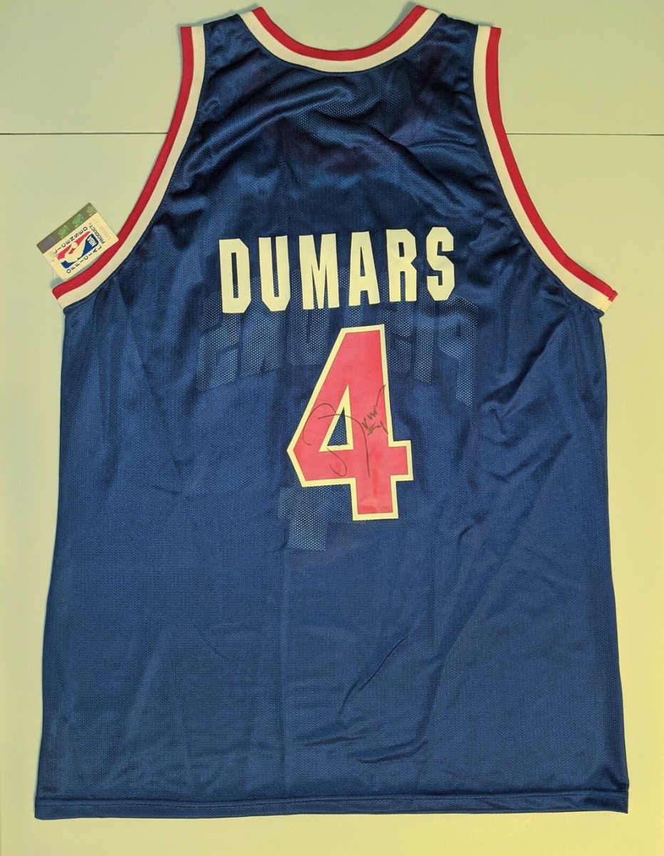 Champion NBA デトロイト・ピストンズ ユニフォーム 48 JOE DUMARS Detroit Pistons Blue Champion Jersey 48 NBA Laimbeer