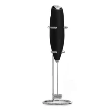 Electric Milk Frother Handheld for Whisk & Coffee Foamer Wand with Stand