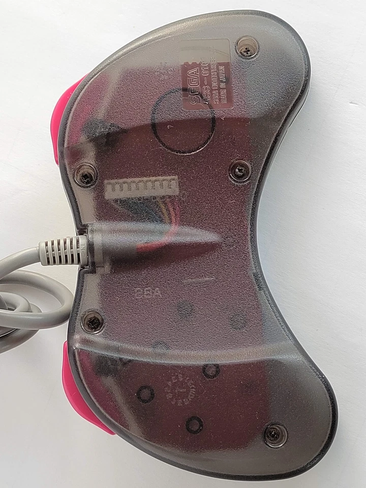 Lot 2 Set Official Sega Saturn White & Cool Pad clear Controller HSS-0101 Japan - Image 4 of 4