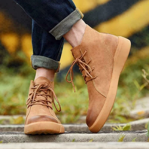 Hombres Botas Chukka Vestido Informales Zapatos Ligeros Inteligentes Informales Botas EE. UU. 6-12 - Imagen 8 de 13