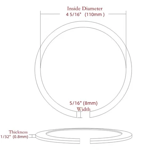 1x Acoustic Guitar Rosette Inlay Luthier B144 - Picture 2 of 2