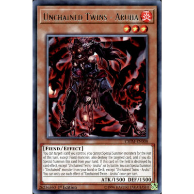Unkettete Zwillinge - Aruha CHIM-EN008 Yu-Gi-Oh! Karte seltene 1. Auflage