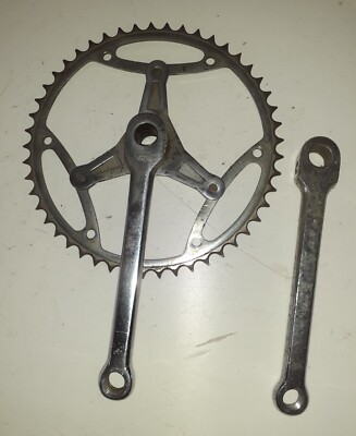 Guarnitura bici a ingranaggi fissi 49T guarnitura integrata a velocità singola ruota dentata ruota dentata pignone accessori bici parti bici