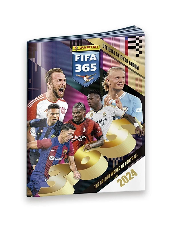 The Golden World Of Football Panini Fifa 365 2024 Sticker Album + 20  packets