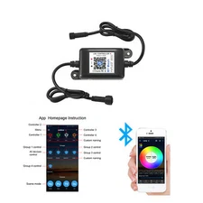 Bluetooth RGB CCT LED Controller for FVTLED Recessed LED Deck Step Rail Lights