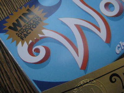 Willy Wonka Replica Wonka 2005 Chilly Chocolate Creme Bar Ticket