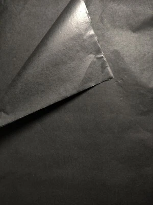 Black Tissue Paper - 50 sheets - High Quality & Acid Free - 50cm x 75cm