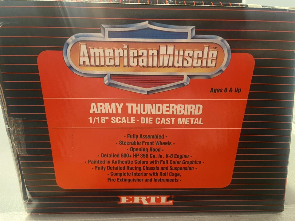 ERTL American Muscle escala 1:18 US Army #7 Alan Kulwicki Foto 4 de 4