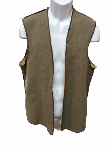 Vintage Barbour Vest With Pile Lining, Pre-owned