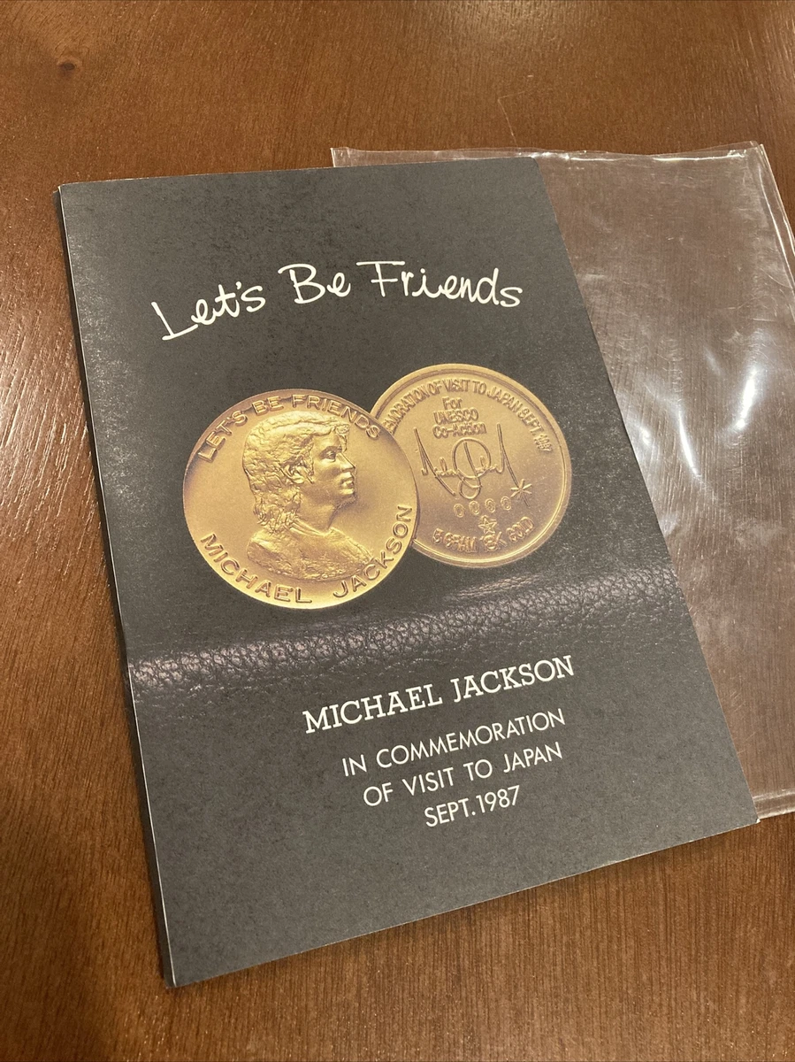 Michael Jackson Gold Coin Commemorating 1987 Japan Tour Rare 18K Gold 793/7000