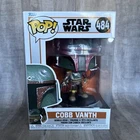 Funko Pop Star Wars The Mandalorian Cobb Vanth #484 Vinyl Bobblehead Mild Damage
