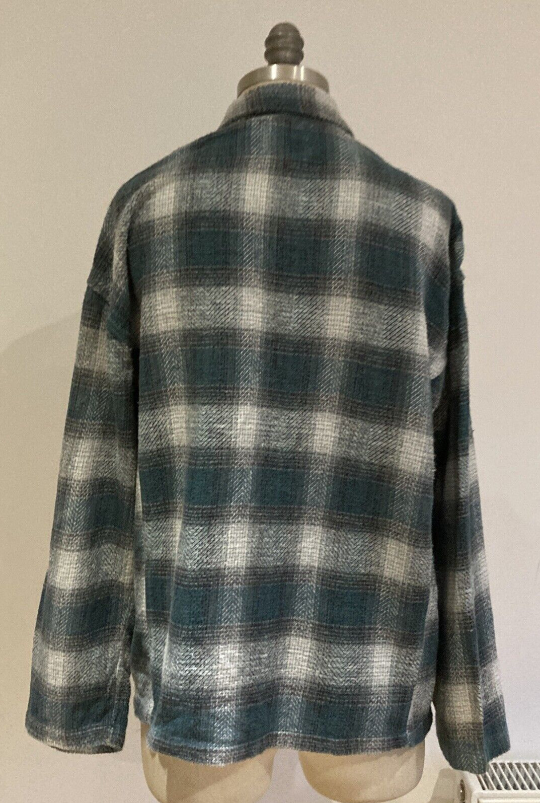 Vintage 1950s "Paragraff" Checked Rockabilly Zip-up Jacket, 23.5" pit to pit 6