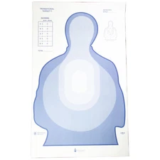 Action Target Treasury Transitional Target II 24.5"x40" Paper Blue/White 100 Pck
