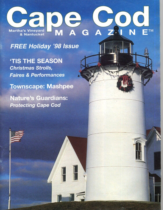 Vtg 1998 Cape Cod Marthas Vineyard Nantucket Mashpee Holdiay Christmas MAGAZINE