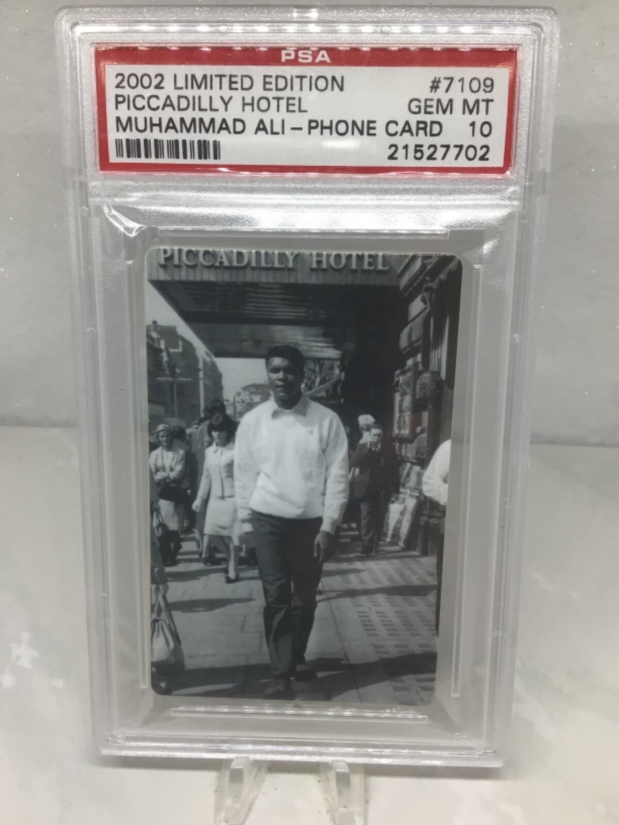2002 Limited Edition Phone Card #7109 Muhammad Ali PSA 10 2002 Limited Edition Phone Card #7109 Muhammad Ali PSA 10