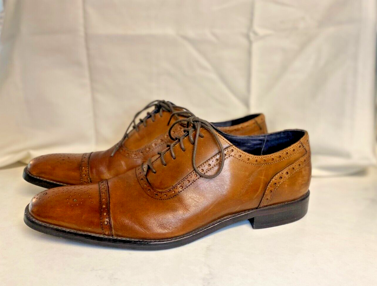 SAOLA Scarpe eleganti medaglione Gordon Rush Whitaker Derby full brogue punta cappuccio US 11 10465