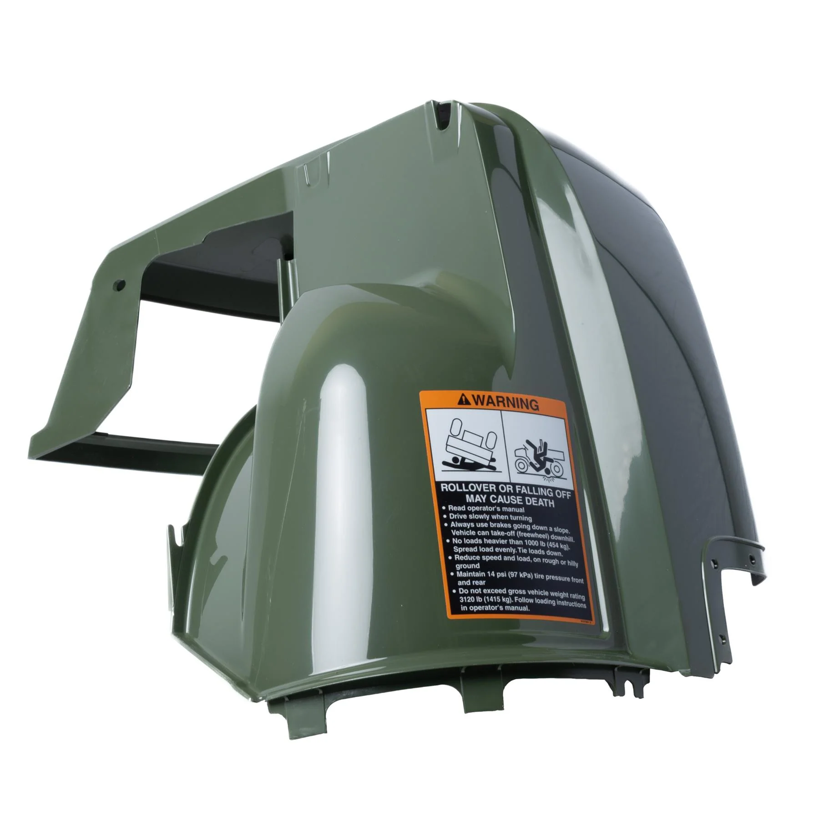 John Deere Right Front Fender - Olive - AM137568 | eBay 