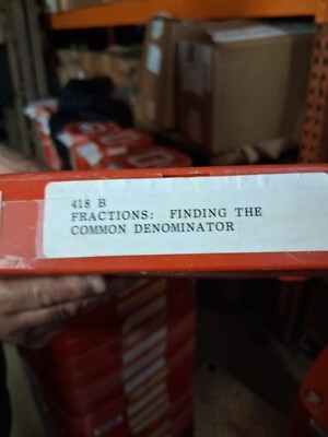 16mm educational film: FRACTIONS: FINDING THE COMMON DENOMINATOR