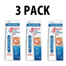Plus White, 5 Minute Speed Whitening Gel, 3 PACK!  2 oz (56 g) each