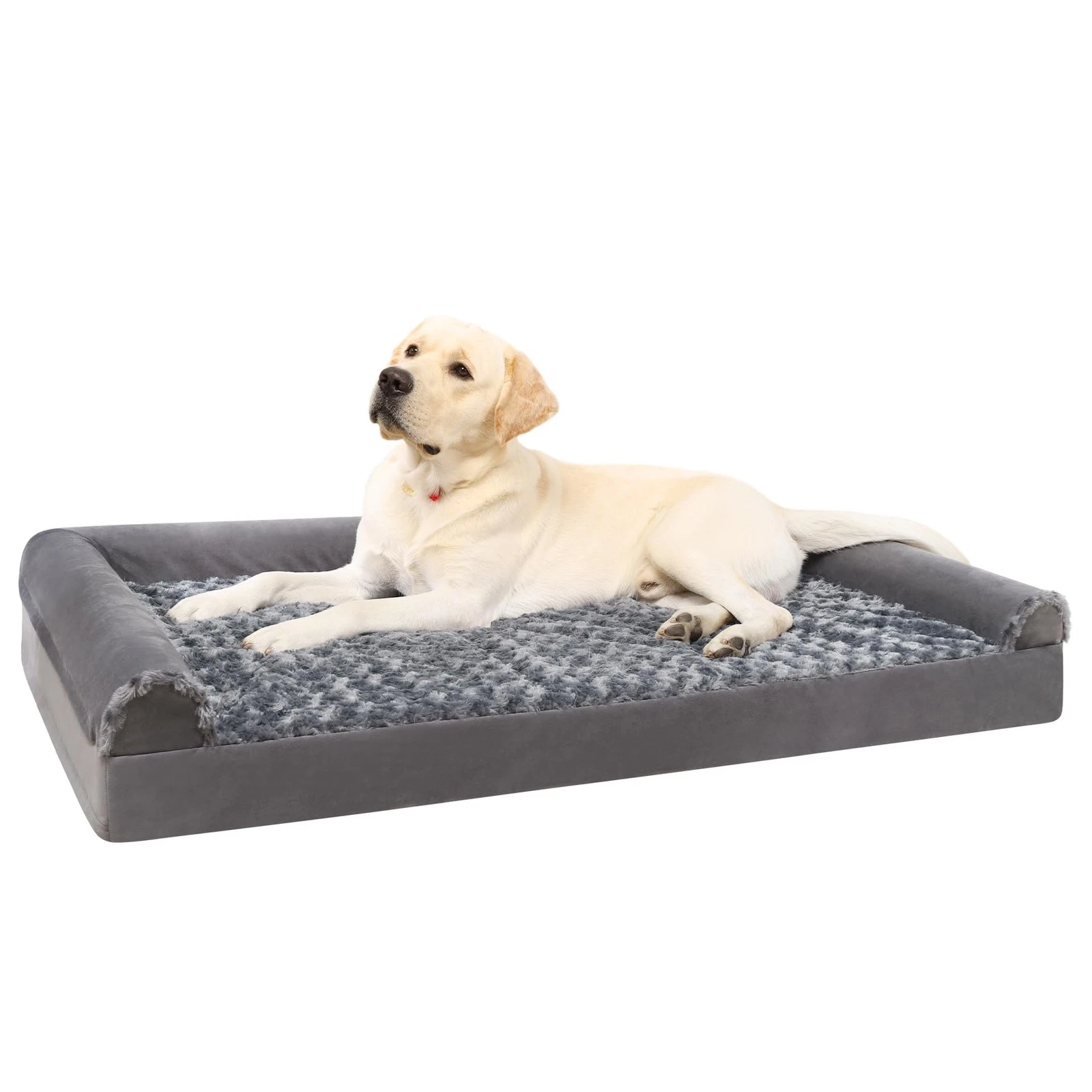 KSIIA Large Dog Bed, Orthopedic Dog Sofa Beds Pet Bed, Dog Couch with Removable