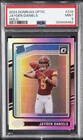 2024 PANINI DONRUSS OPTIC HOLO #248 JAYDEN DANIELS ROOKIE RC PSA 9
