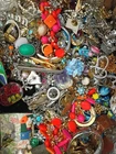 12 Lbs Vintage Junk Costume Jewelry LOT Repair Wear Broken Wearable Brooch Pin +