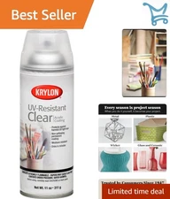 Aerosol Clear Coatings UV-Resistant 11oz Gloss Spray for Art Crafts Outdoors
