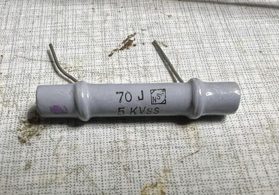 5 x Keramik Kondensator 70J 70pF 5kV Vintage NOS
