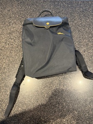 Longchamp Club Backpack Grey/Yellow