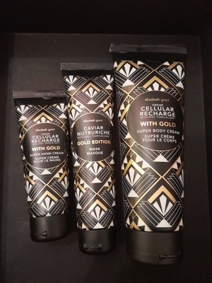 ELIZABETH GRANT  Caviar Gold LE Torriculum  3tlg. Set Beauty Paket = 400ml QVC