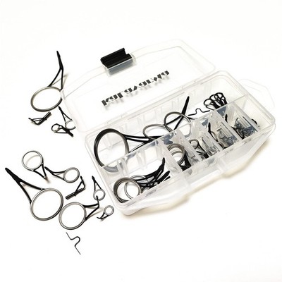 Minima Rings one Piece Stamped Frame Guide Fishing Rod Repair Kit Guide Tip T...