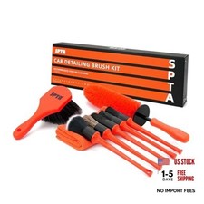 8Pcs Wheel  Tire Brush Car Detailing kit, Easy Reach Wheel and Rim Brush,