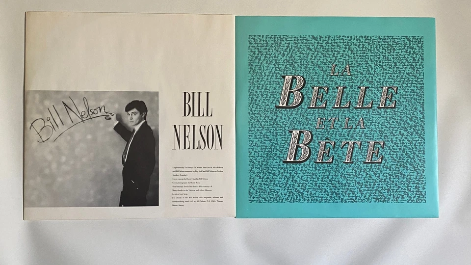 Bill Nelson ‘The Love That Whirls’ ‘La Belle Et La Bete’ 2- Vinyl LP 1982 NM Foto 4 de 4