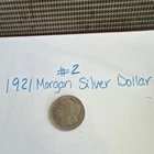 1921 Morgan Silver Dollar $1 Silver Circulated Ungraded Uncertified #2