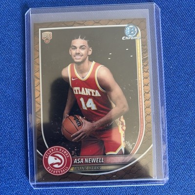 2025/26 Bowman Chrome #BCV-23 Asa Newell 1st Bowman Chrome Reptilian Refractor