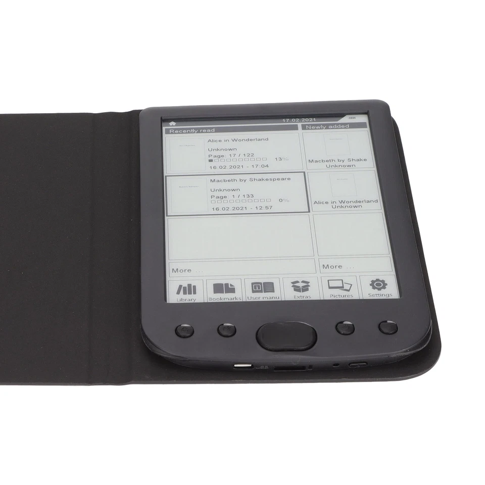 Ereader 6In 800X600 Hd Ink Screen E Reader 8Gb 512Mb Abs Ebook Reader With - Image 2 of 4