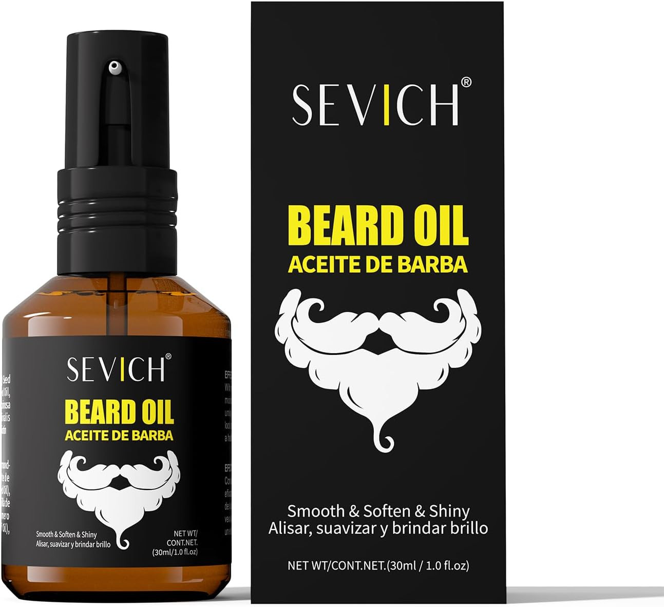 Olio Barba Bio 30ml: Crescita Naturale Vegana per Uomo Moderno