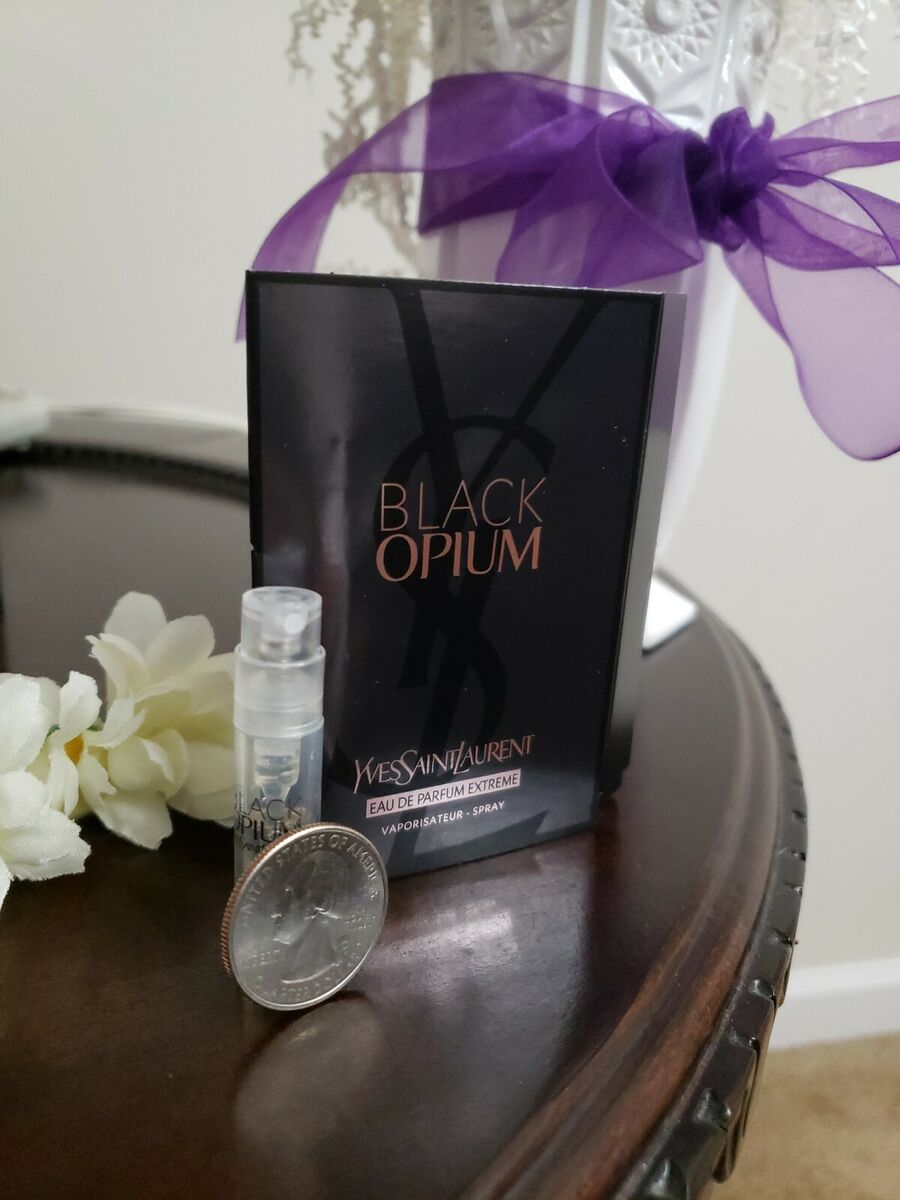 Yves Saint Laurent "Black Opium" Women Eau De Parfum Extreme  Sample 0.04oz NIB