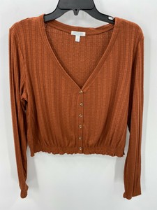 rust brown sweater