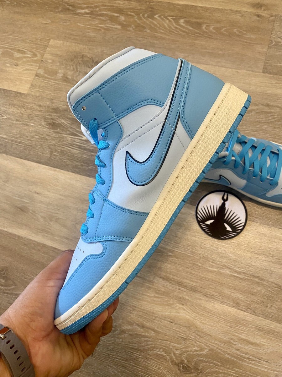 Nike Air Jordan 1 Mid SE 'Ice Blue' Sail Black DV1302-400