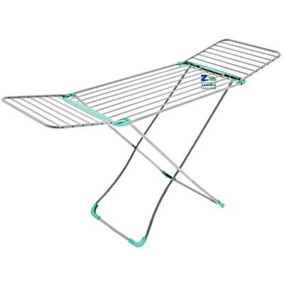 COLOMBO STENDIBIANCHERIA INFINITY IN ACCIAIO INOX ROBUSTO CON RUOTE 20 MT. DI FILO