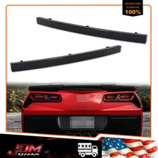 For 2014-2019 Chevy Corvette C7 Smoked Lens Rear Bumper Bar Reflector Lights Kit