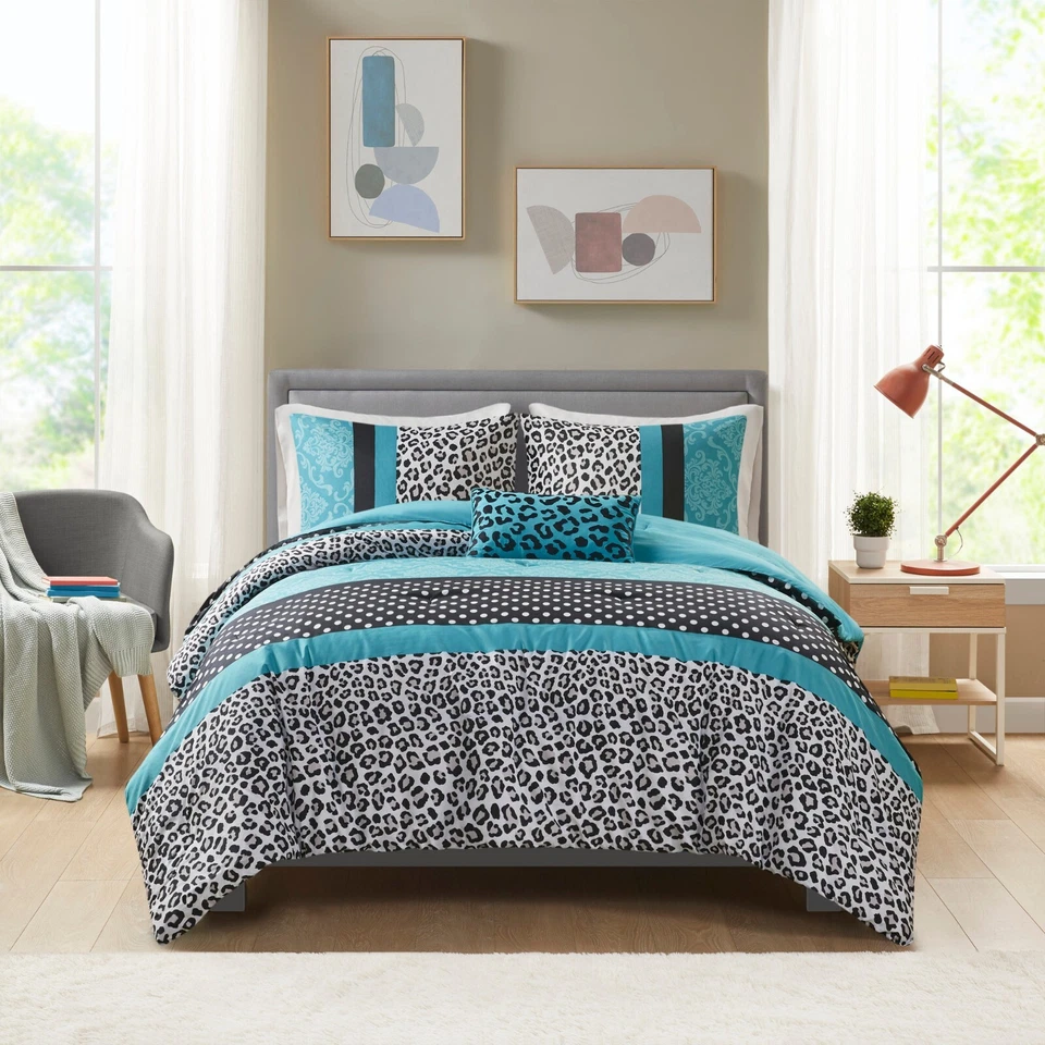 Mi Zone Comforter Set Fun Bedroom Décor Modern All Season Cozy Bedding Layer - Image 3 of 4